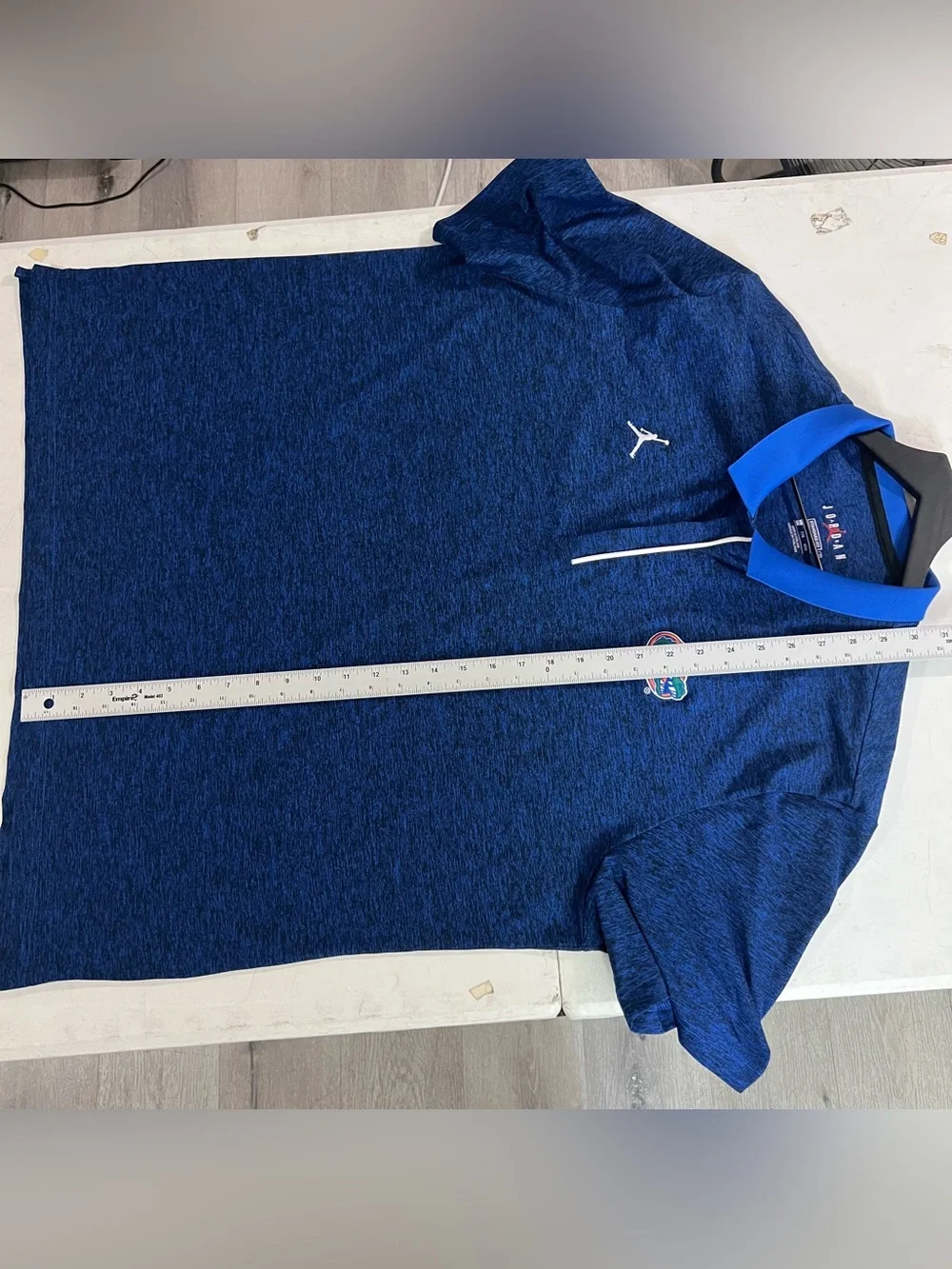 Jordan Florida Gators Polo Shirt Mens XXL Heathered Blue Standard Fit
